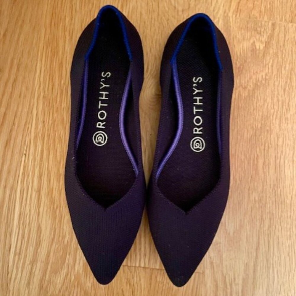 Rothy's the Point Navy Blue size 9